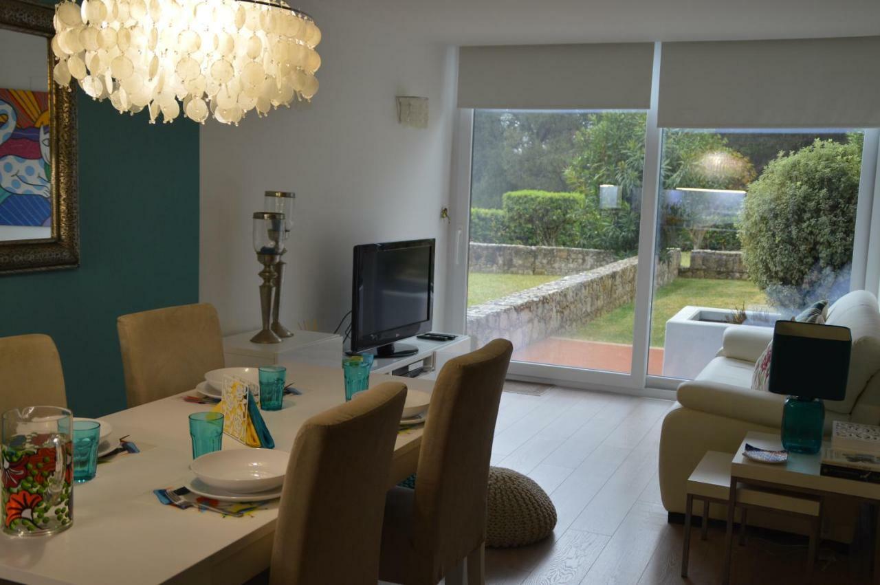 Amazing Beach & Pool Apartment With Garden Sesimbra Bagian luar foto