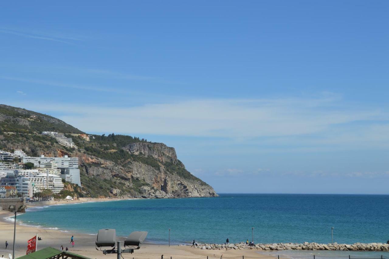 Amazing Beach & Pool Apartment With Garden Sesimbra Bagian luar foto